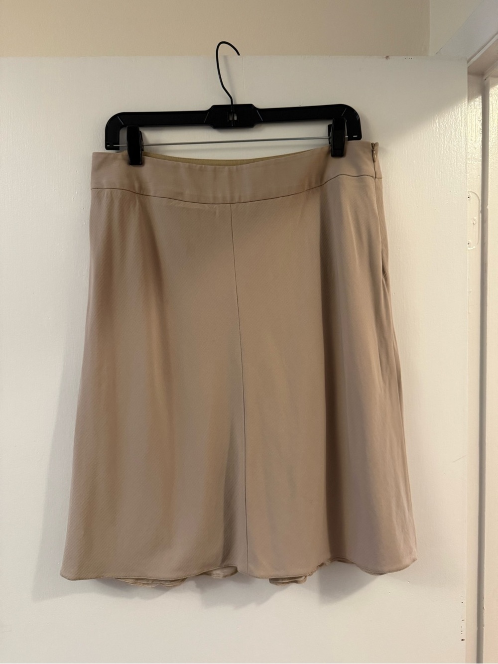 Giorgio Armani Taupe A-Line Skirt